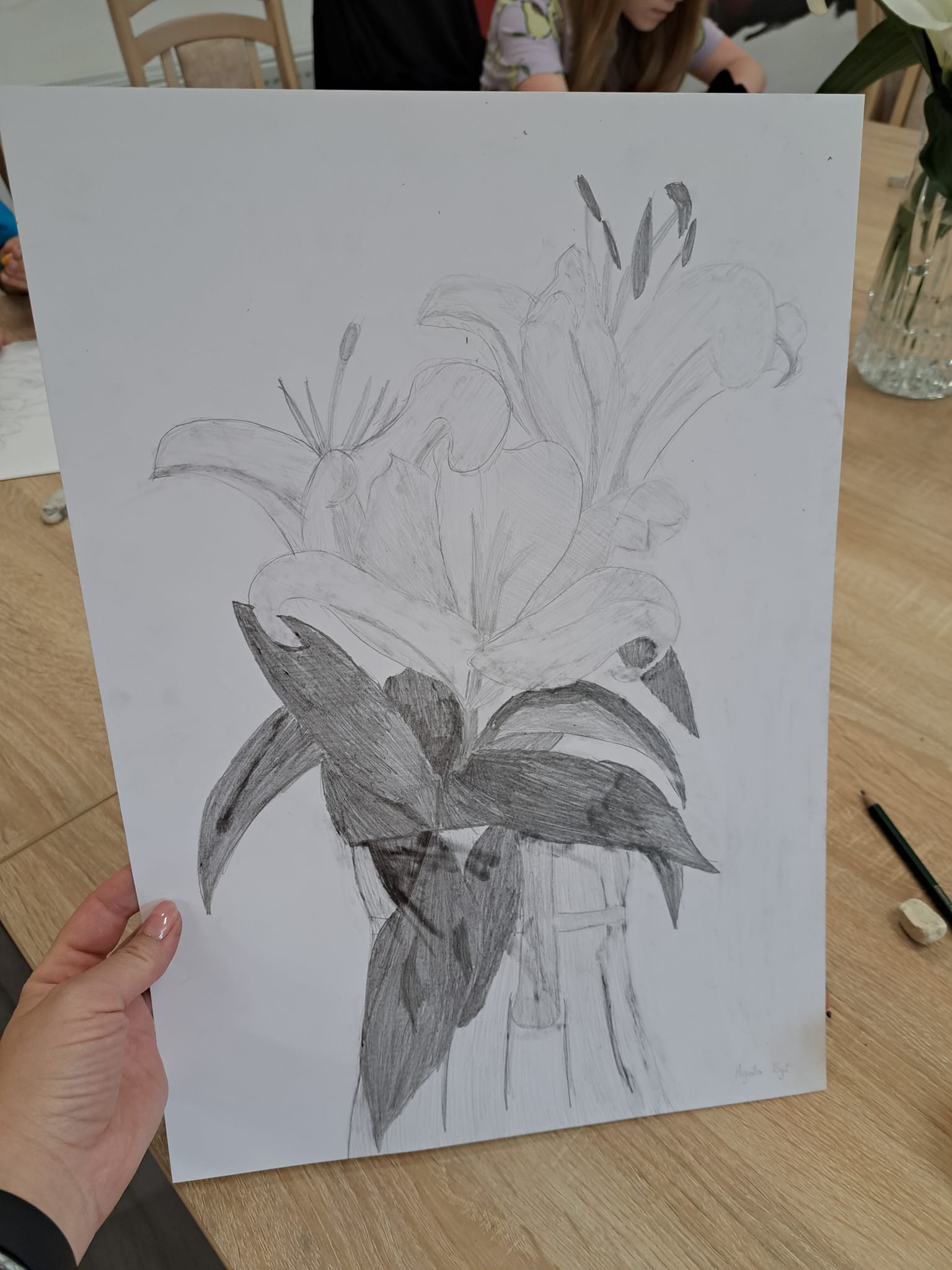 Zajęcia plastyczne - rysunek z natury